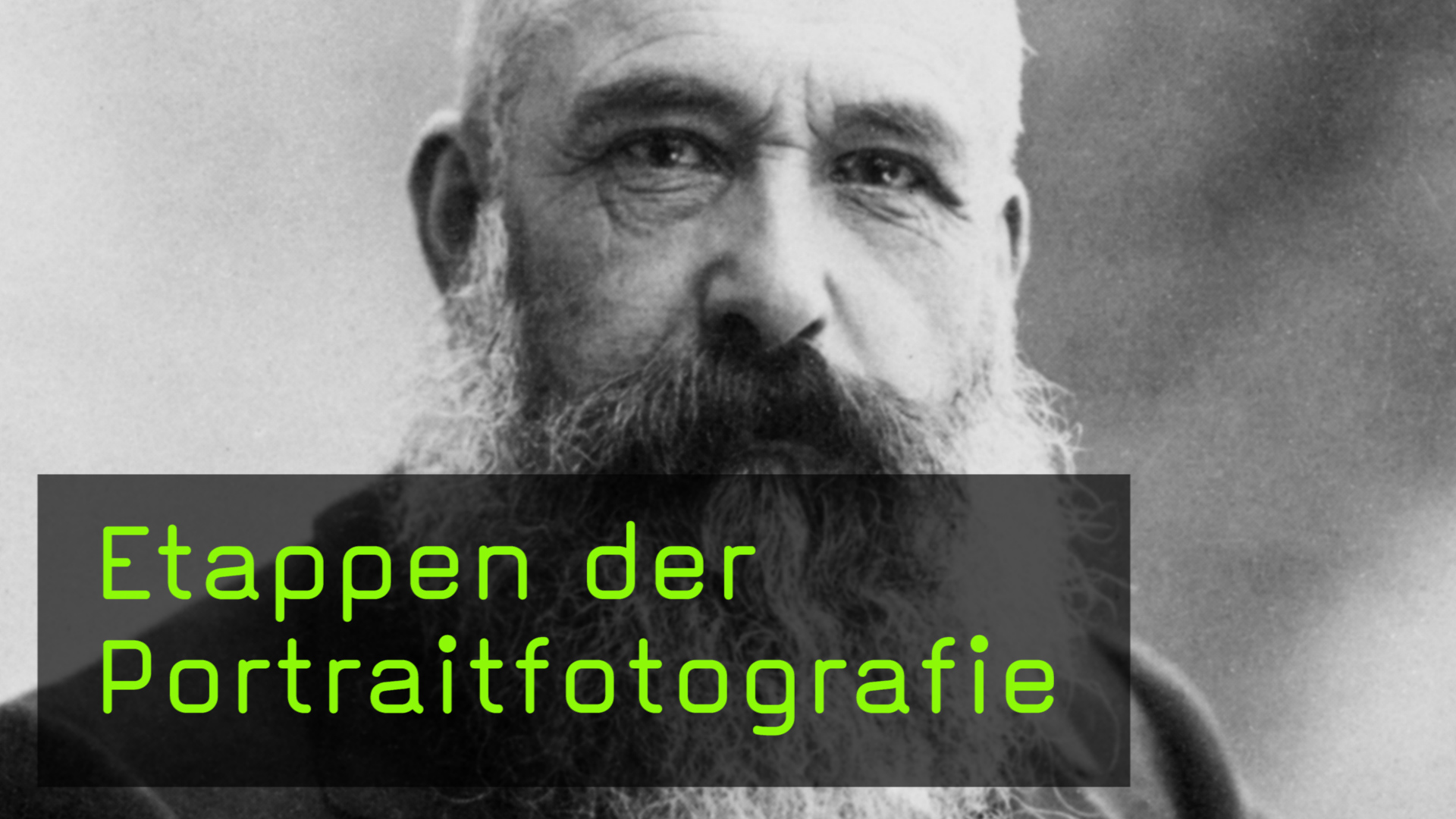 Die Geschichte der Portraitfotografie mit Florian Heine