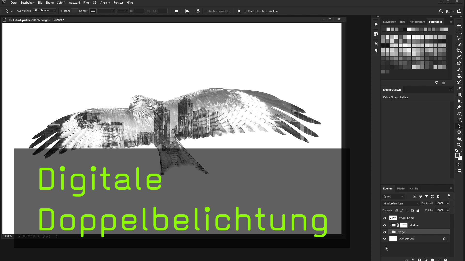 Video: Doppelbelichtungen in Photoshop erstellen