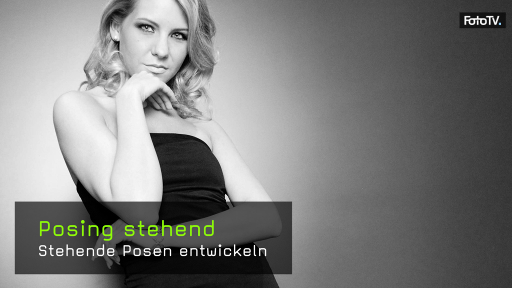 Model Posing Stehende Posen Entwickeln