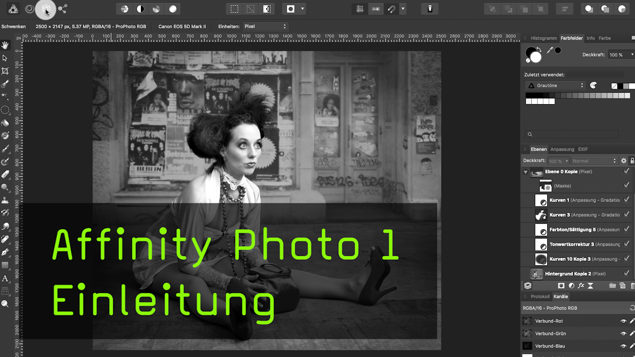 affinity photo tutorials ipad
