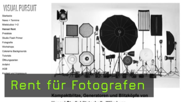 Rent für Fotografen - Lohnt es sich Fotoequipment zu leihen