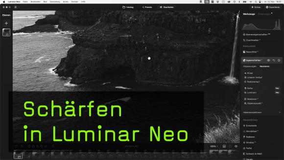 Bilder schärfen in Luminar Neo