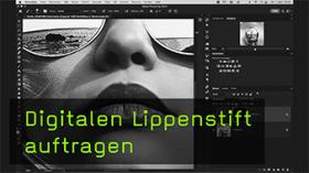 Digitales Make-up mit Photoshop zeichnen