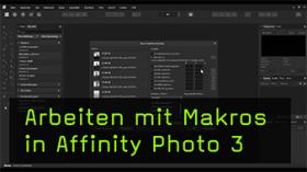 Makro-Bibliothek in Affinity Photo nutzen