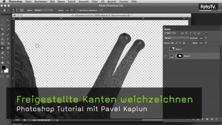 Video Lernt Wie Ihr Freigestellte Kanten Mit Photoshop Cs 6 Verwischt